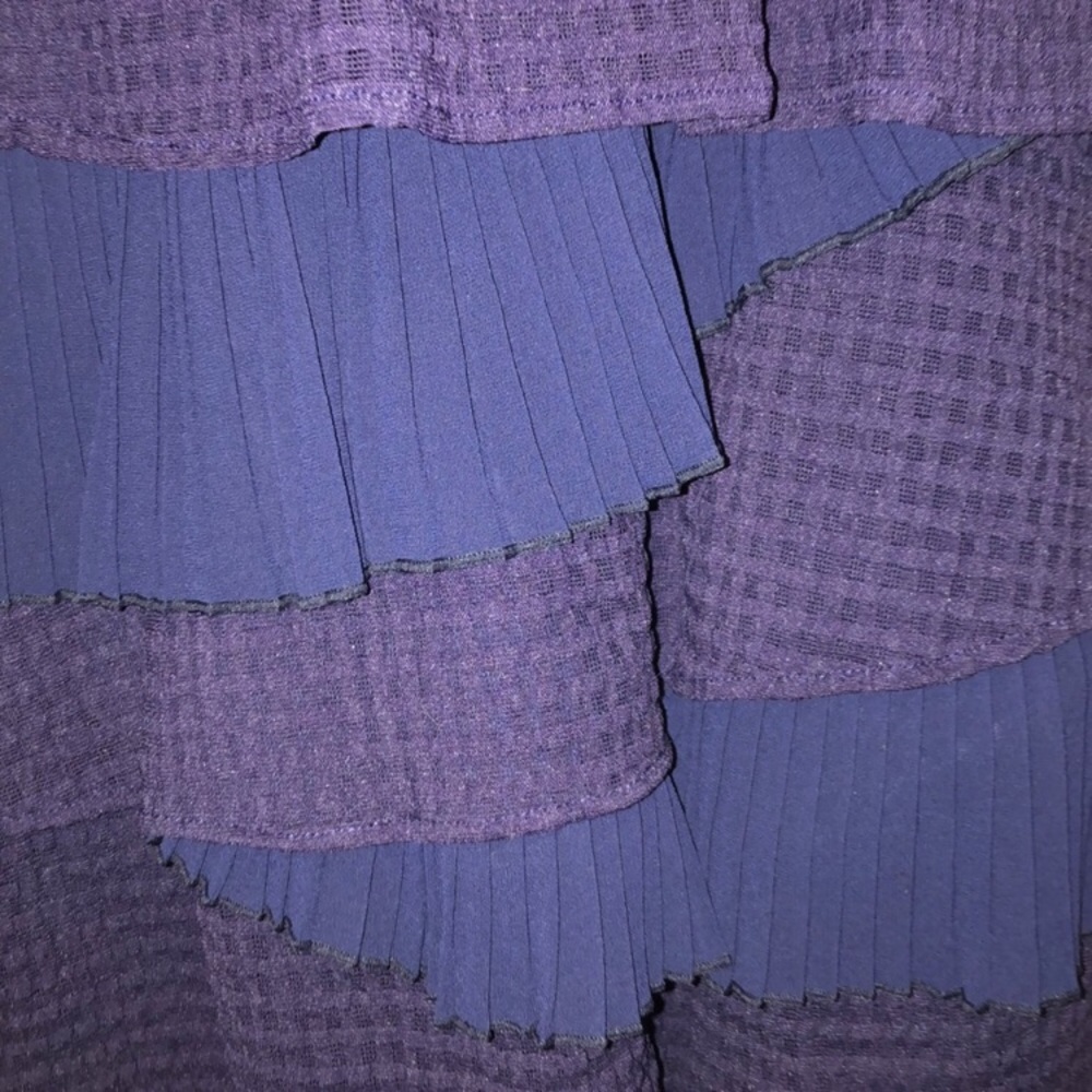 Anthropologie Ric Rac Gingham Ruffle Tiered Dress - Picture 8 of 8